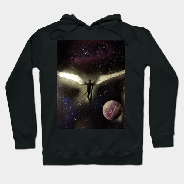 Angel in Space Hoodie by JMC Designs 